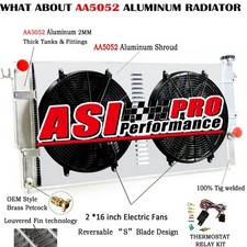 4 Rows Radiator+Shroud Fan For Dodge Ram 2500 3500 PICKUP 5.9L 1994-2002 1995 96