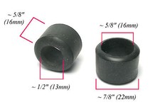 2pc Vintage Strombecker 1/32 Slot Car 5/8" 16mm Drag Slick REAR TIRES 109102