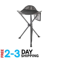 Heavy-Duty Folding Stool for Campers - 2.1 lbs, 225 lbs Weight Capacity