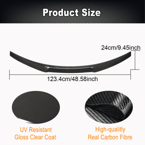 Spoiler posteriore in carbonio per BMW SERIE 2 F87 M2 F22 220i 228i M235i M240i Coupè 2014-2019 - Foto 6 di 11