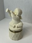 Dept 56 Snowbabies Celebrate Hinged Trinket Box 68847 Trumpet Horn