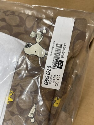 NWT Coach X Peanuts MEN'S Signature Snoopy Hoodie CE545 Size S | eBay