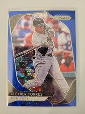 Gleyber Torres Blue Donut Circles 57/199 2020 Panini Prizm Baseball