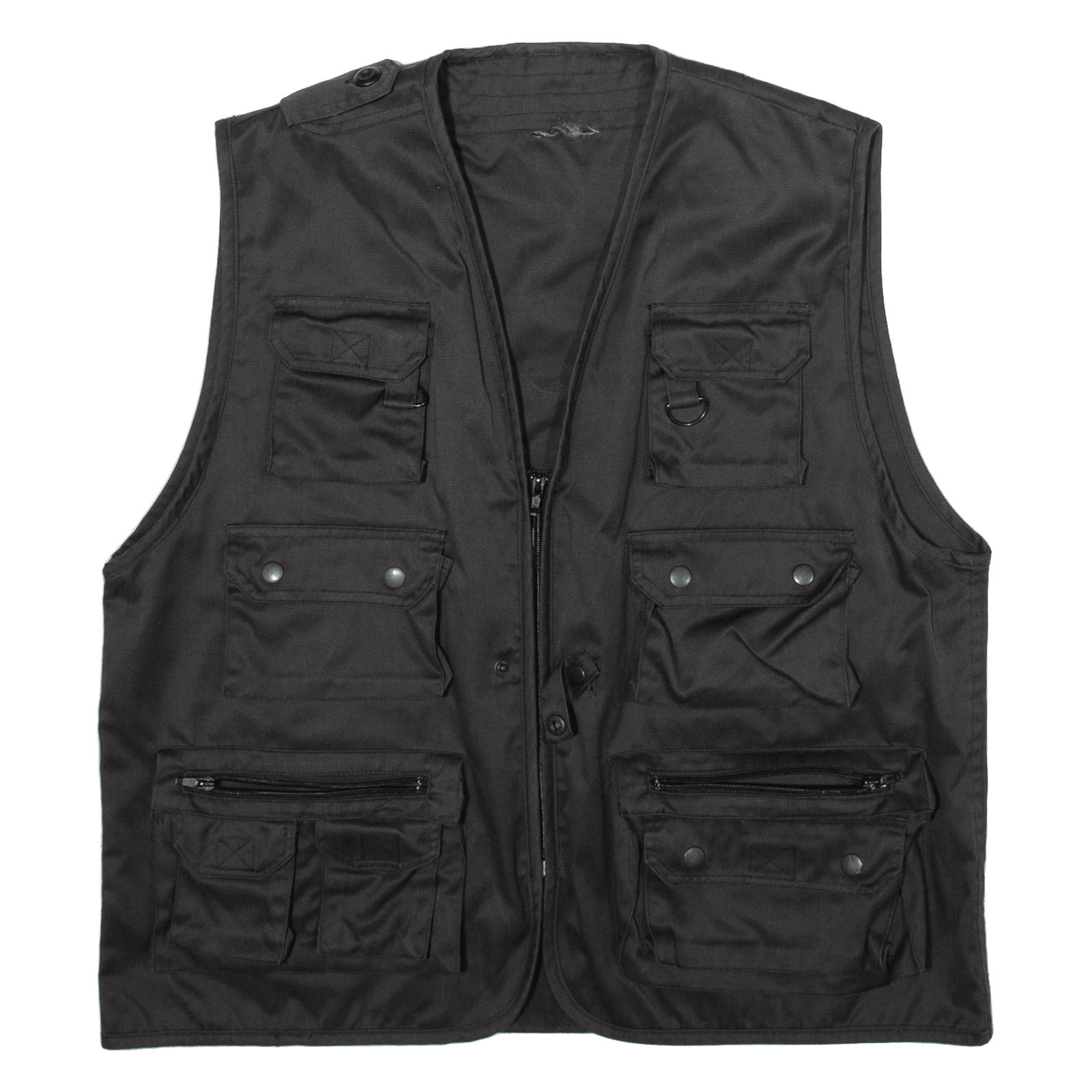 Chaleco De Trabajo Para Hombre Utility Negro M