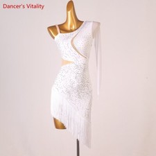 Latin Dance Performance Costume Women Latin Competition Dress Rumba ChachaOutfit