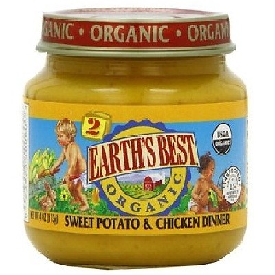Earth S Best Organic Baby Food Stage 2 Sweet Potato Chicken Dinner 4 Oz For Sale Online Ebay