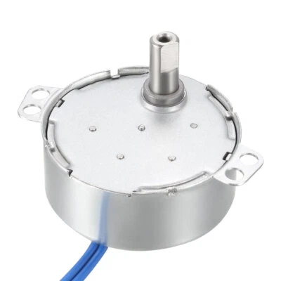 UXCELL Synchronous Synchron Motor Turntable Motor 100-127 VAC 50-60Hz CCW/CW 4W 5-6RPM