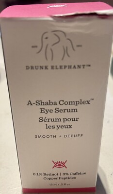 Drunk Elephant: A-Shaba Complex Eye Serum-Brand New In Box-15 ml/.5 fl. oz