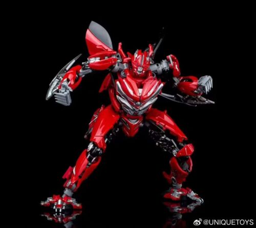 New Transformation Toy Unique Toys UT R-06 RED DASHER Figure In Stock - Afbeelding 1 van 7