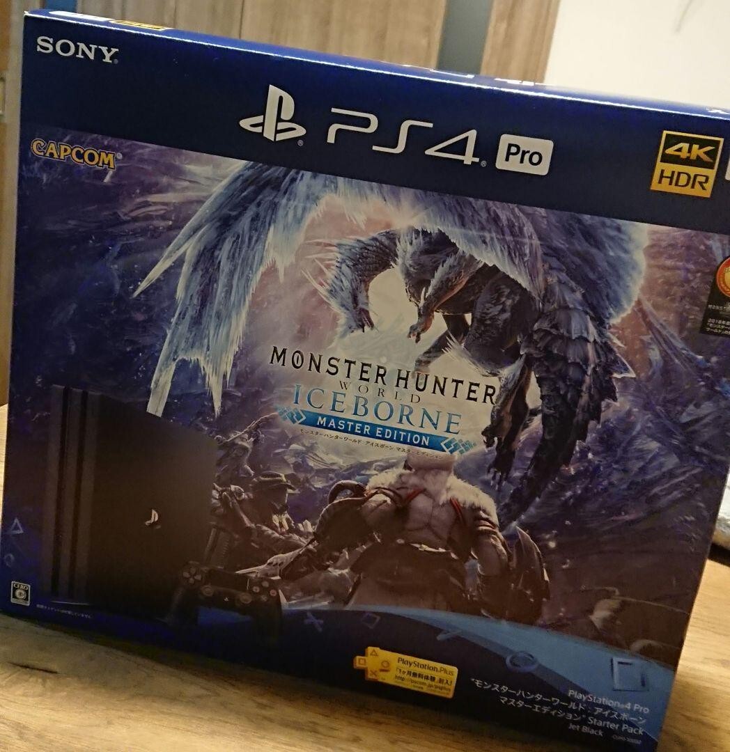 PS4 Pro 1TB モンスターハンターワールド CUHJ-10032 PlayStation 4 Pro CUH-7100 Series 1TB HDD [Monster Hunter