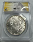 1883-O   US Morgan Silver Dollar,   MS62 by ANACS,   a SUPERB looking coin!!!!