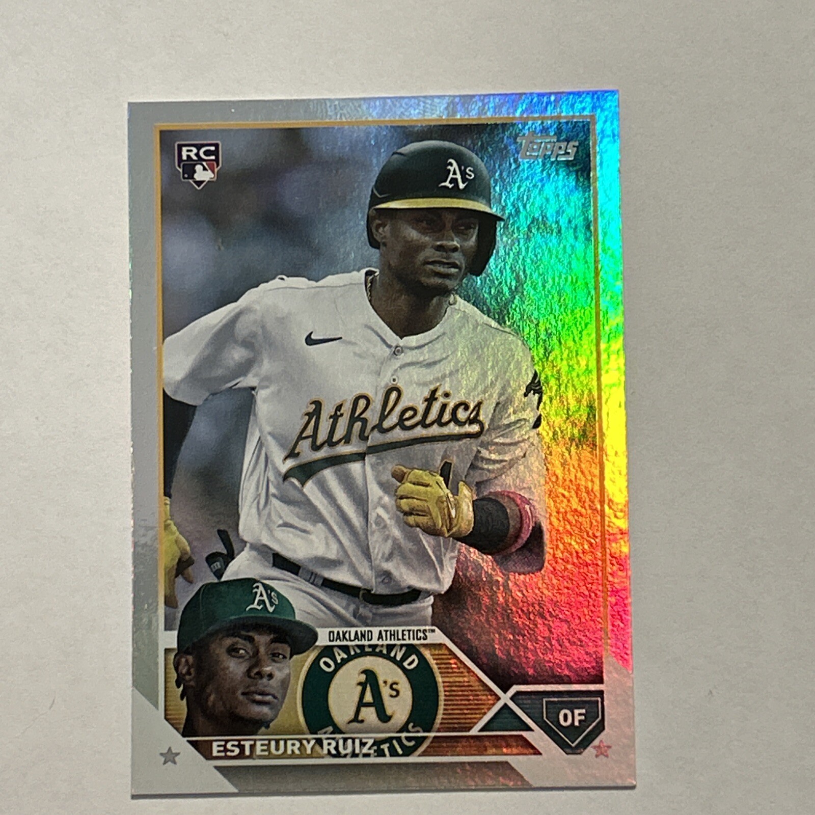 2023 Topps Series 2 - Rainbow Foil #650 Esteury Ruiz (RC)