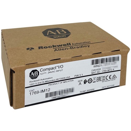 Neu versiegelt Allen Bradley 1769-IM12 SER A CompactLogix 12Pt 240VAC Eingangsmodul - Bild 4 von 5