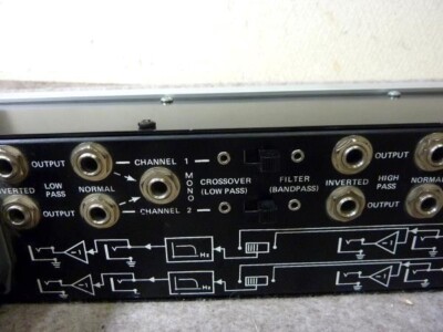 CROWN VFX2A Stereo Crossover 2 Channel 2 Way Vintage Confirmed