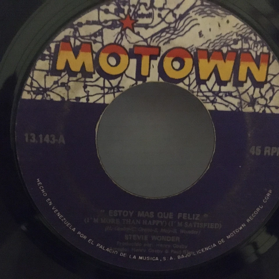 Stevie Wonder – Signed, Sealed, Delivered I'm Yours Vinyl 7" Single 45 RPM Funk - Image 2 of 2