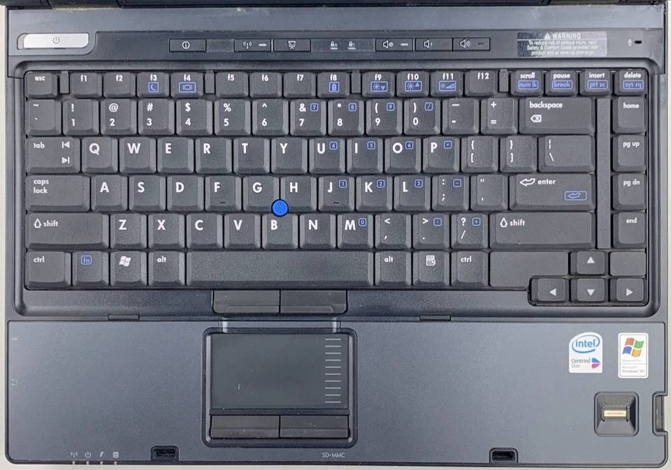 HP Compaq NC6400 Centrino Duo T2400 1.833GHz 1GB RAM 14.0" No Battery No HDD/OS - Image 4 of 4