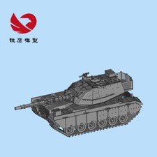 3D Printed 1/72/87/144 Israel Magach 6B Main Battle Tank Unpainted Model Kit