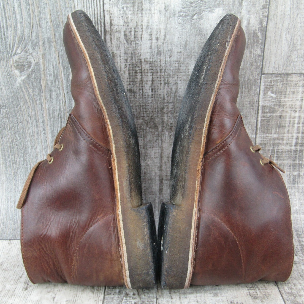 Clarks Desert Ankle Boots Men Size 11.5 Brown Beeswax Leather 15260‎ University Amazon.com: CLARKS Men main image 3