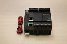 M221 PLC, 24VDC, 14 Input, 10 Output, 120V Power (Modicon: TM221CE24R)