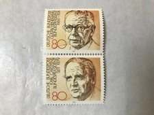 1982- Mi.Nr. 1158 + 1160 - ZD z bloku 16 "Prezydent Federalny" - czysty