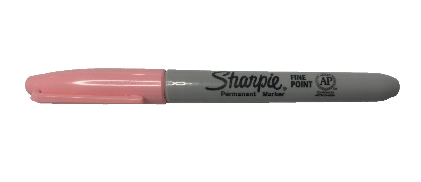 Pink Sharpie Permanent Marker 2  Fine Point AND 1 Ultra Fine Point Lot of 3