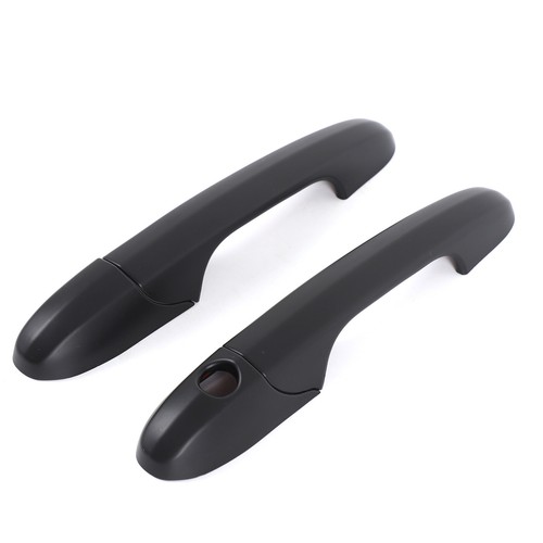 4Pcs Matte Black ABS Outer Side Door Handle Cover Trim For Fiat 500 2007+ - Picture 13 of 14