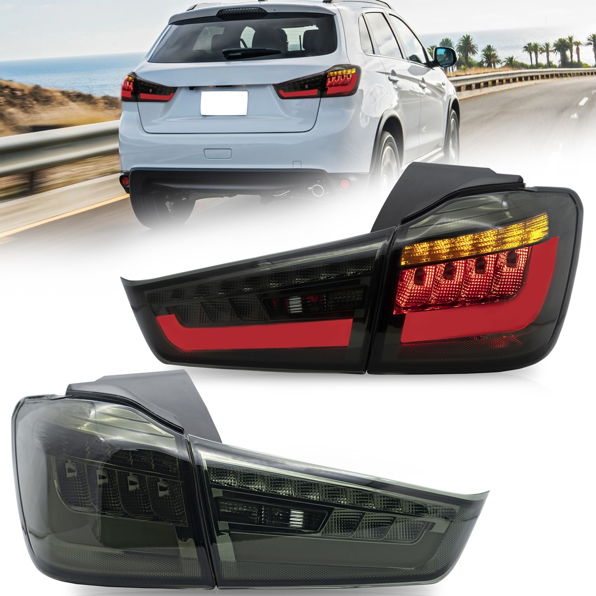 Recambo Illuminazione Targa A LED Per Mitsubishi Outlander II (2006-2012) – 2 Pezzi, 6000K, Can-Bus - 2