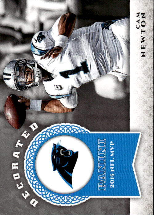 Carte Trading Card Cam Newton Panthers - 2017 Panini Black Friday Jumbo Patch #BFF-CN
