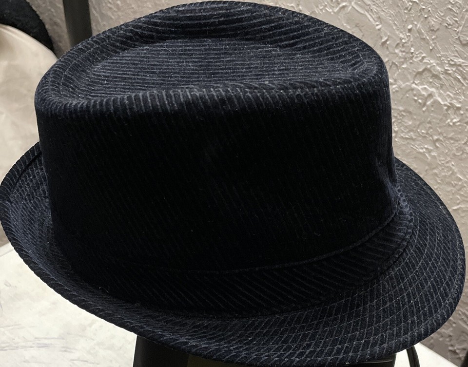 Magid Hats Mens Black Fedora Style 100 Polyester Felt One Size RN90894