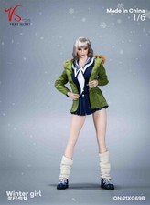 VSTOYS 21XG69B 1/6 Winter Girl Head Sculpt & Phicen Female Clothes Suit Set Toys