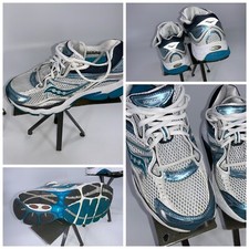 Saucony Omni 10 Sz 7 Wide 10120-1 White Blue ...