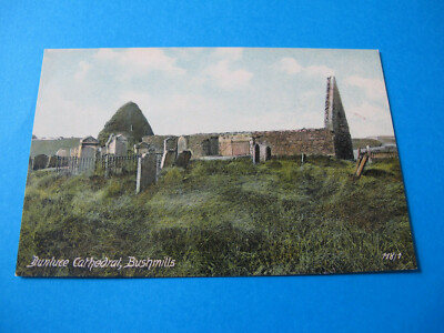 Dunluce Cathedral Bushmills Ireland Postcard
