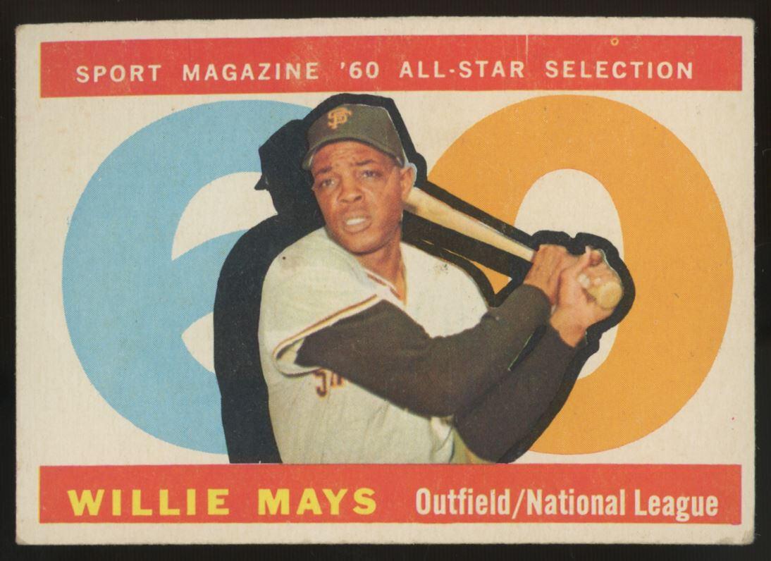 1960 Topps Willie Mays All Star #564 VG/EX