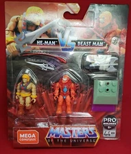 He-Man vs Beast Man MEGA Construx Masters of the Universe Ages 8+ 44pcs