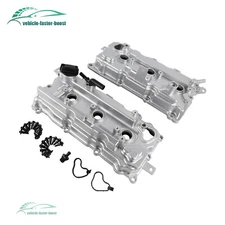 Aluminum Engine Valve Cover w/ Gaskets Set RH & LH For for 09-14 Nissan Murano