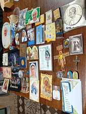 COLLEZIONISMO Lotto Oggetti Sacri Vintage  ( N1 ) Stock Oggetti Sacri Statue