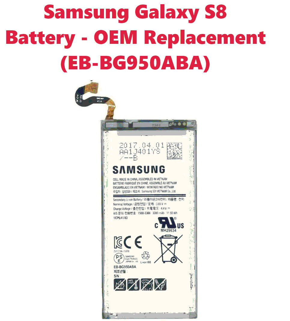 Batterie Compatible Avec Samsung EB-BG955ABA, EB-BG955ABE Galaxy S8