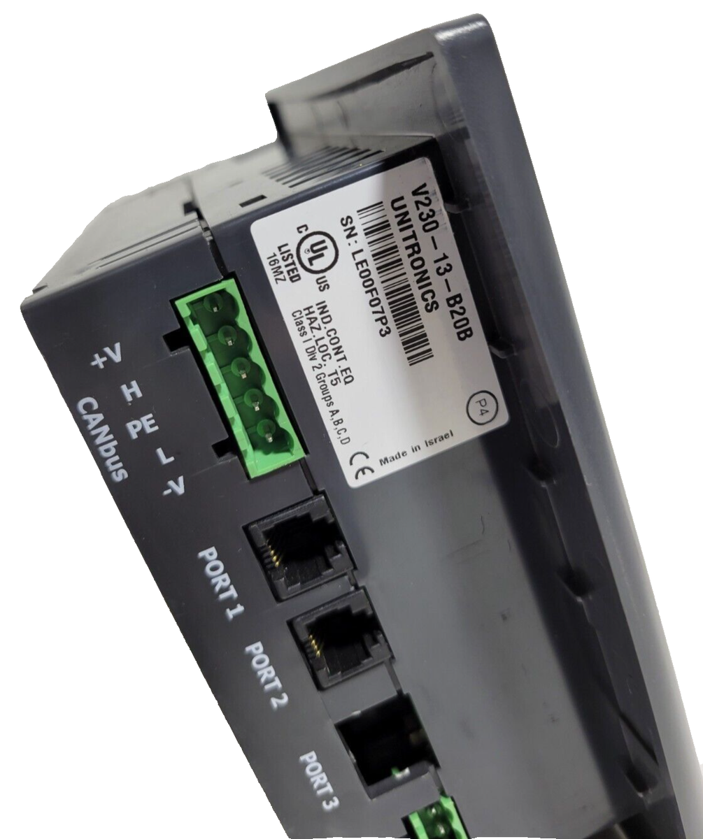 Unitronics Vision 230 V230-13-B20B PLC Programmable Logic Unitronics Vision 230 V230-13-B20B PLC Programmable Logic