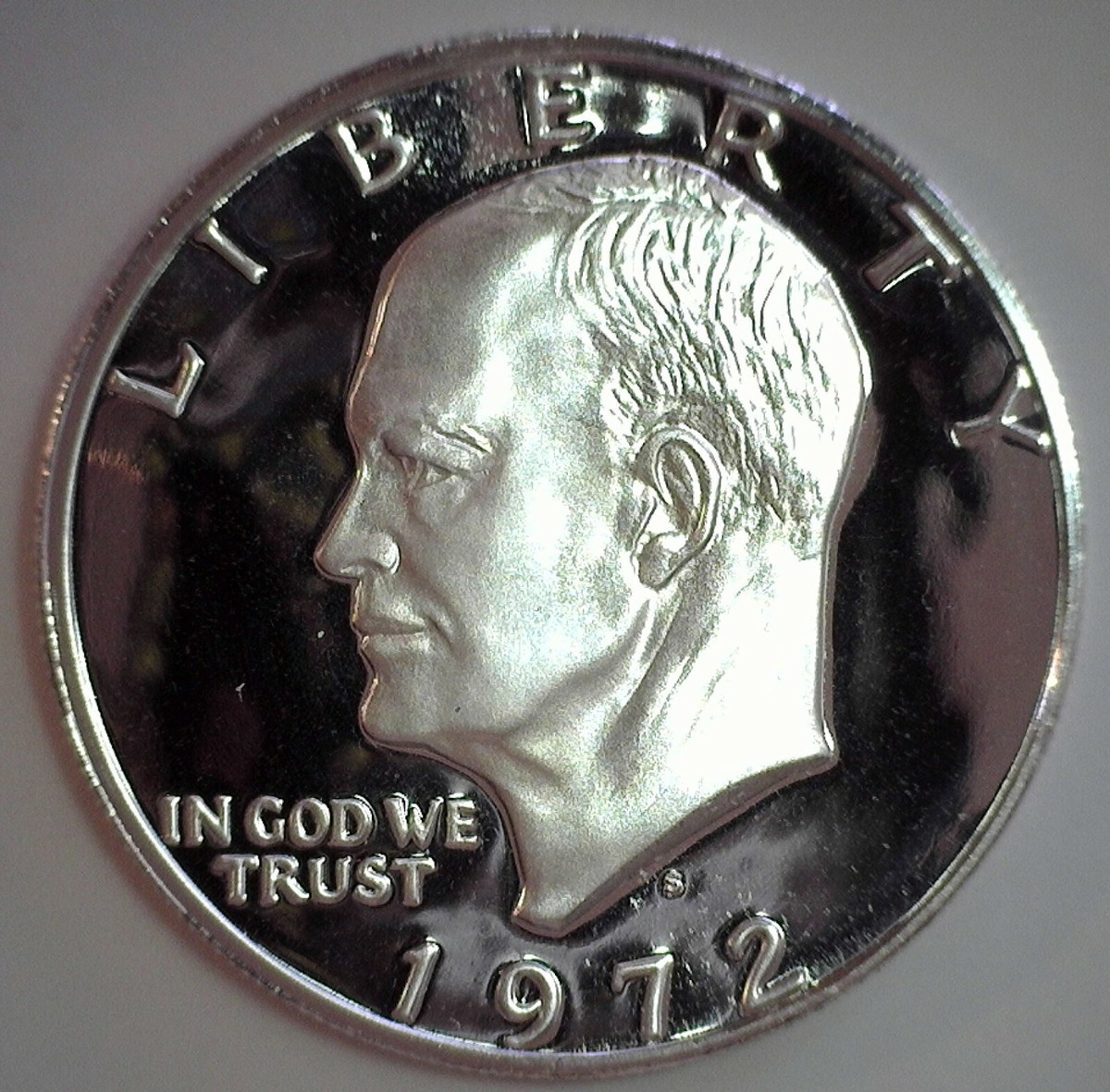 アメリカ 1972年-S アイゼンハワー プルーフ One Dollar 銀貨 1972 S Eisenhower Dollar PROOF SILVER Ike $1 1972 US Mint 40