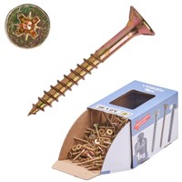 Spanplattenschrauben 5X40 PZ2 Teilgewinde 1Kg Holzschrauben Holzbauschrauben