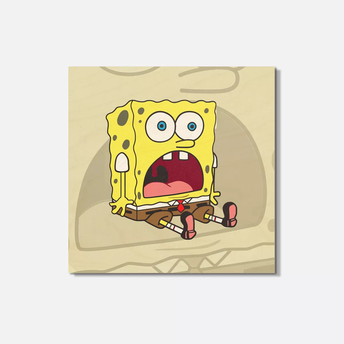 sad spongebob fish | Greeting Card