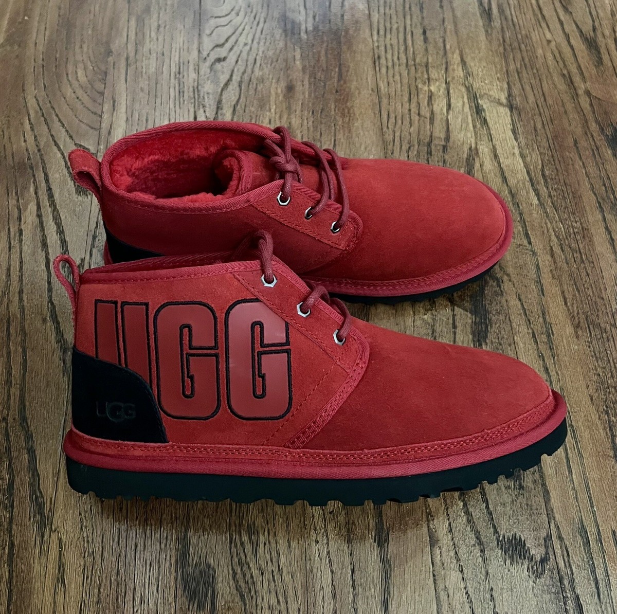 UGG Neumel Red Black Graphic Outline Chukka Boot 1130715 Men  display picture 1