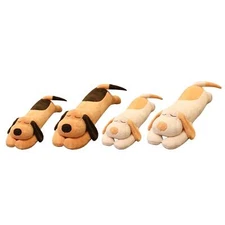 Cute Strip Dog Long Plush Pillow Accompany Cartoon Cushion Gift Stuffed Animal