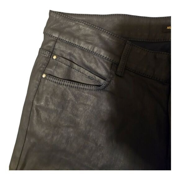 MASSIMO DUTTI Blue Black Skinny Fit Jeans - Size 10 image 4