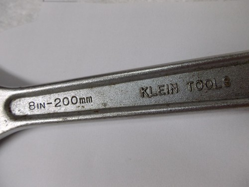 Klein Tools 500-8 8 pulgadas-200 mm llave ajustable de extremo abierto - Imagen 4 de 6