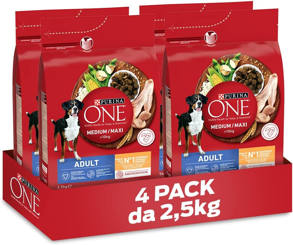 Scorta Famiglia 40kg Crocchette Pollo e Riso per Cani Adulti Maxi