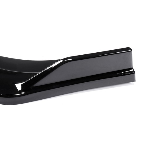 Glossy Black Front Bumper Lip Splitter Spoiler Body Kit For Toyota Corolla 07-12 - Picture 6 of 8