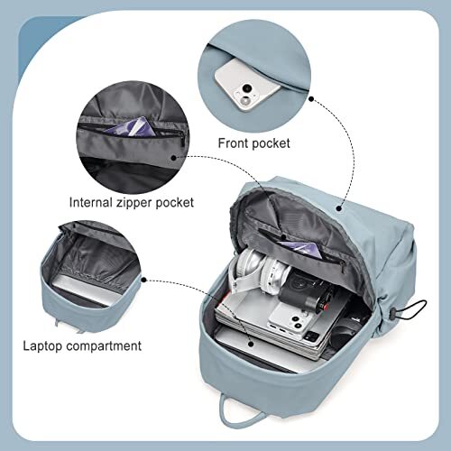 Backpacks For School Bag School Backpack For College Backpacks Standard A-blue - Picture 3 of 6