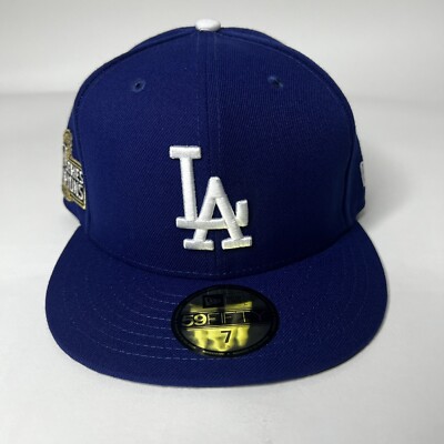New Era LA Dodgers 59FIFTY Blue World Series Champions Side New Era LA Dodgers 59FIFTY Blue World Series Champions Side