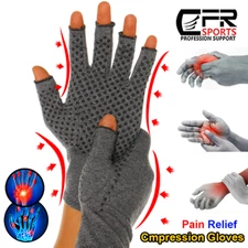 Arthritis Gloves Compression Hand Support Therapeutic Joint Pain Relief Sports